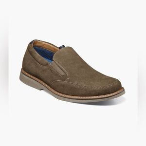 S32. NWT Nunn Bush OTTO MOC TOE SLIP ON Mocha 11.5